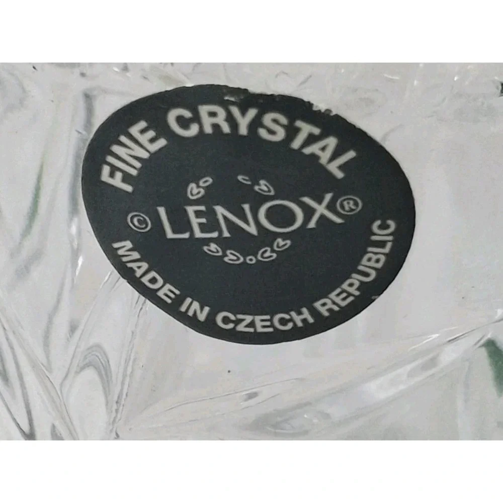 Vintage Lenox Fine Crystal Star Bud Vase 6